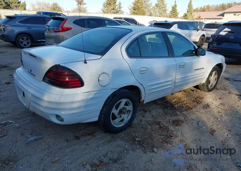 2000 Pontiac Grand Am Se1 from USA, damaged, VIN 1G2NF52T1YM787963
